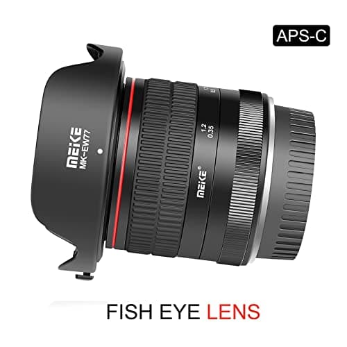 Meike 8mm f/3.5 Wide Angle Fisheye Lens for Canon DSLR Cameras with APS-C/Full Frame 2