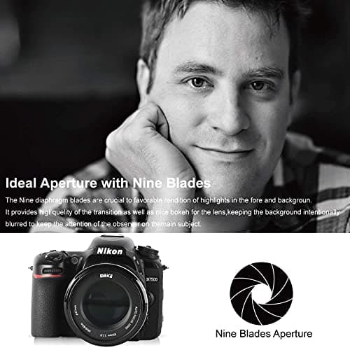 Meike 85mm f1.8 SE II Full Frame Auto Focus STM Telephoto Lens for Nikon F Mount DSLR Camera and Compatible with Nikon APS-C Cameras D610 D750 D780 D810 (𝐮𝐩𝐠𝐫𝐚𝐝𝐞𝐝) 6