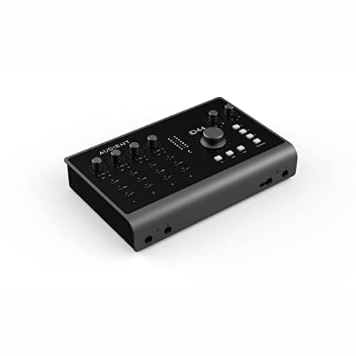 Audient iD44 MKii 20-in/24-out USB-C Audio Interface with 24-bit/96kHz Resolution, 4 Mic Preamps, 2 Instrument Inputs, 16-channel ADAT I/O, DSP Mixer, and 2 Headphone Outputs 5