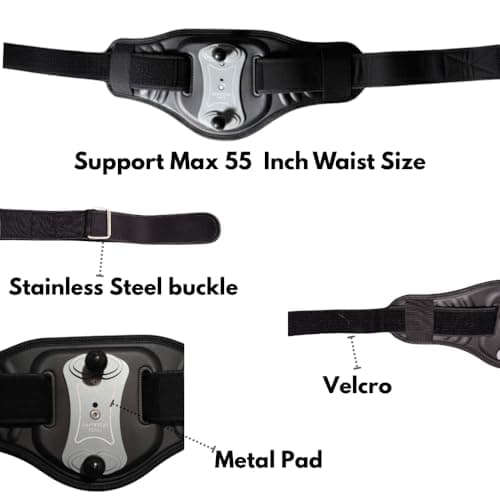 yantralay Invisible Waist Strap Mount for 360 Degree Action Cameras | Hands-Free 360 Shooting for Insta 360 X5 X4 Go pro MAX 2 D JI Os mo 360 | Action Camera Accessories 6