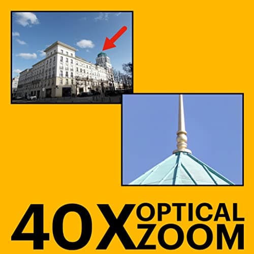 KODAK PIXPRO AZ405-BK 20MP Digital Camera 40X Optical Zoom 24mm Wide Angle Lens Optical Image Stabilization 1080P Full HD Video 3" LCD Vlogging Camera (Black) | 1080p Full HD Video, 24mm Wide Angle Lens, 3 Inch LCD, Bridge Camera, Scene Detection, Travel and Wildlife 3