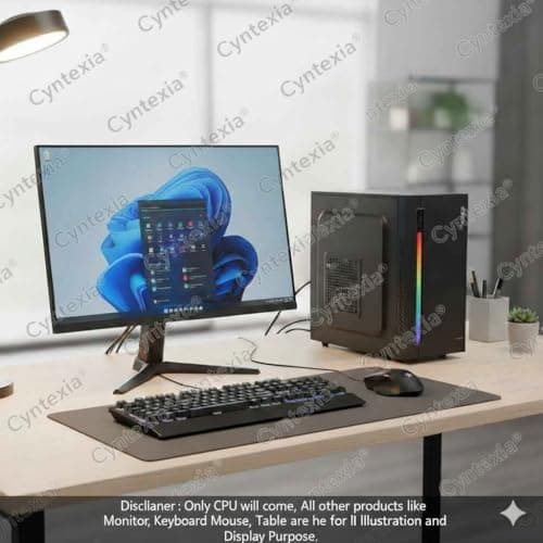 Cyntexia Computer Desktop PC Core i5-4th Gen (16GB RAM || 512GB SSD || HDMI || VGA || Ethernet || HD Graphics 4600 || USB 3.0 || Win 11) Basic Software Installed 5