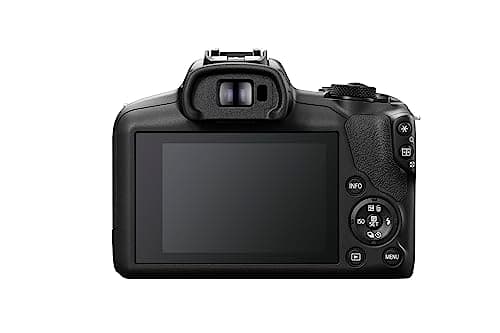 Canon EOS R100 24.1 MP Mirrorless Camera (Black) with RF-S18-45mm f/4.5-6.3 is STM Optical Zoom Lens | 4k Video 4
