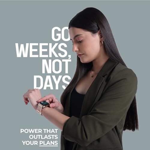 Noise Pulse Hyper Smart Watch with 21 Days Battery, 1.85" Display, AI Watch Faces, 100+ Sports Modes, Health Suite, SpO2 & Heart Rate Monitor, 1ATM Water Resistant(Jet Black) 2