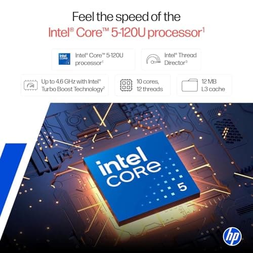 HP 15 (i5 14th Gen), Intel Core 5, 16GB RAM (Upgradeable), 512GB SSD, FHD, Anti-Glare, 15.6''/39.6cm, Win11, M365 Basic(1yr), Office24, Silver,1.59kg, fd0682tu, FHD Camera w/Shutter, Backlit Laptop 3