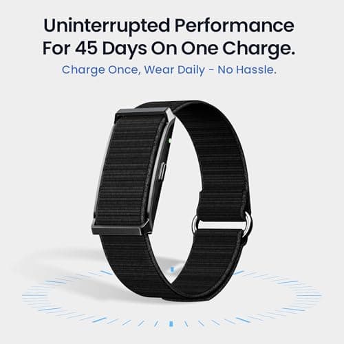Pebble Newly Launched Qore Fitness Band with 45 Days Battery Life | 100+ Sports Modes | Advanced Health Tracking | HR & SpO2| Stress| Sleep | OneKey Measurement | Smart Notifications - Black 3