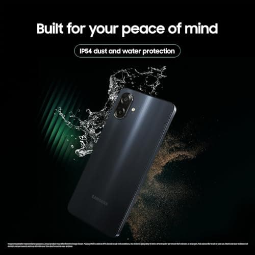 Samsung Galaxy M07 Mobile (Black, 4GB RAM, 64GB Storage) | MediaTek Helio G99 | AnTuTu 624K | IP54| 50MP Camera | 7.6mm Slim | 5000mAh Battery | 25W Fast Charging | 6 Gen OS Upgrades | Without Charger 6