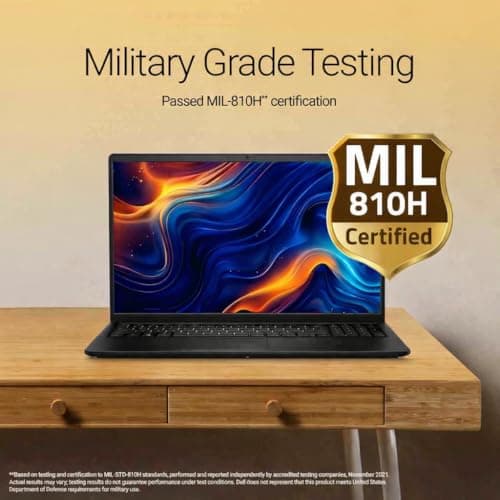Dell 15 (Previously Inspiron), R5-7520U Processor, 8GB LPDDR5 RAM, 512GB SSD, FHD 15.6"/39.62 cm Display, Windows 11 Home, Carbon Black, 1.63kg, Standard Keyboard, 15 Month McAfee, Thin & Light Laptop 4
