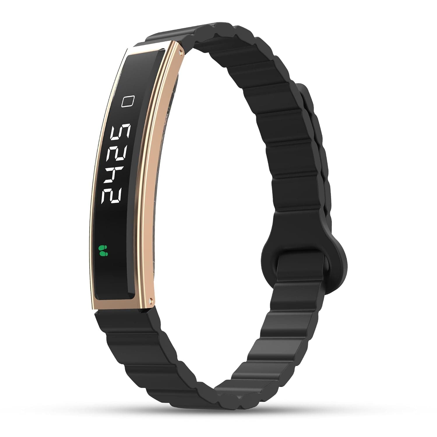 Pebble Newly Launched Arq Smart Bracelet – Digital Display | Heart Rate & SpO2 Monitoring | Sleep Tracker | Sports Modes | Magnetic Strap | Premium Build - Obsidian Gold 7