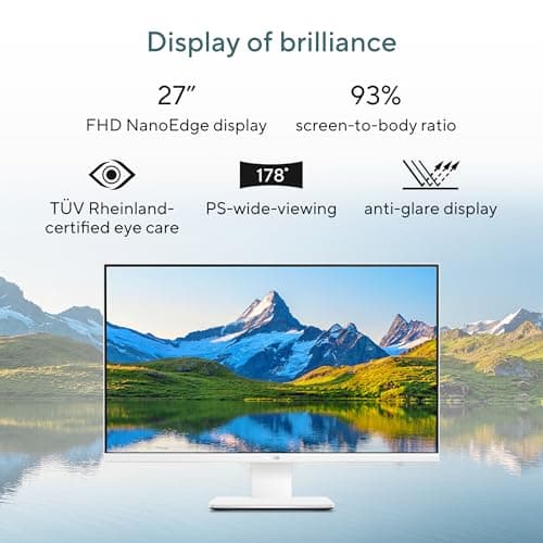 ASUS V470 (2026),Intel Core 3 100U (i3-14th Gen),8GB/512GB,FHD, 27"(68.5cm),Retractable Camera,Windows 11,M365 Basic(1yr),Office24,White,9 kg,V470VAB-KWC3003WS,Wireless Keyboard & Mouse,All in One PC 4