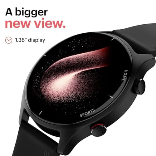 Noise Twist Round dial Smart Watch with Bluetooth Calling, 1.38" TFT Display, up-to 7 Days Battery, 100+ Watch Faces, IP68, Heart Rate Monitor, Sleep Tracking (Blush Beige) 3
