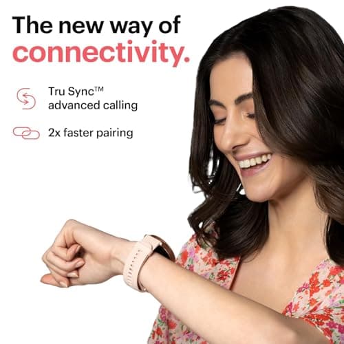 Noise Twist Round dial Smart Watch with Bluetooth Calling, 1.38" TFT Display, up-to 7 Days Battery, 100+ Watch Faces, IP68, Heart Rate Monitor, Sleep Tracking (Blush Beige) 4