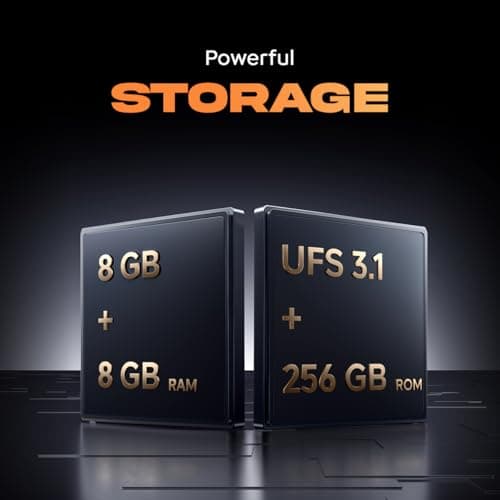 iQOO Z11x 5G (Titan Black, 6GB RAM, 128 GB Storage) | Dimensity 7400-Turbo Processor | 7200 mAh Battery | 4K Video Recording Front & Back | IP68 & IP69+ | Powered by OriginOS 6 4