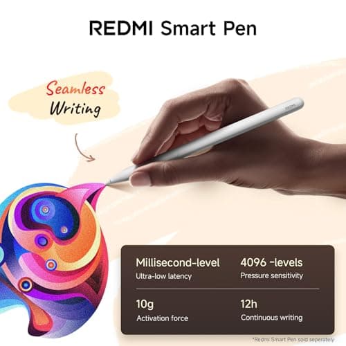 Redmi Pad 2 Wi-Fi, Active Pen Support, 27.94cm(11") Model, 2.5K Sharp & Clear Display, 8GB, 128GB, All Day & More 9000mAh Battery, AI-Enabled, Dolby Atmos, HyperOS 2, Graphite Grey 4