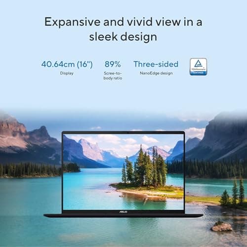ASUS Vivobook 16 (2026),Smartchoice,Intel Core Ultra 5 325 (Series 3), Intel iGPU,16GB RAM,512GB SSD,FHD+, 16"(40 cm),Win11,M365 Basic(1Y),Office 24,Quiet Blue,1.88 kg,X1607AA-MB037WS, Copilot+ AI PC 5