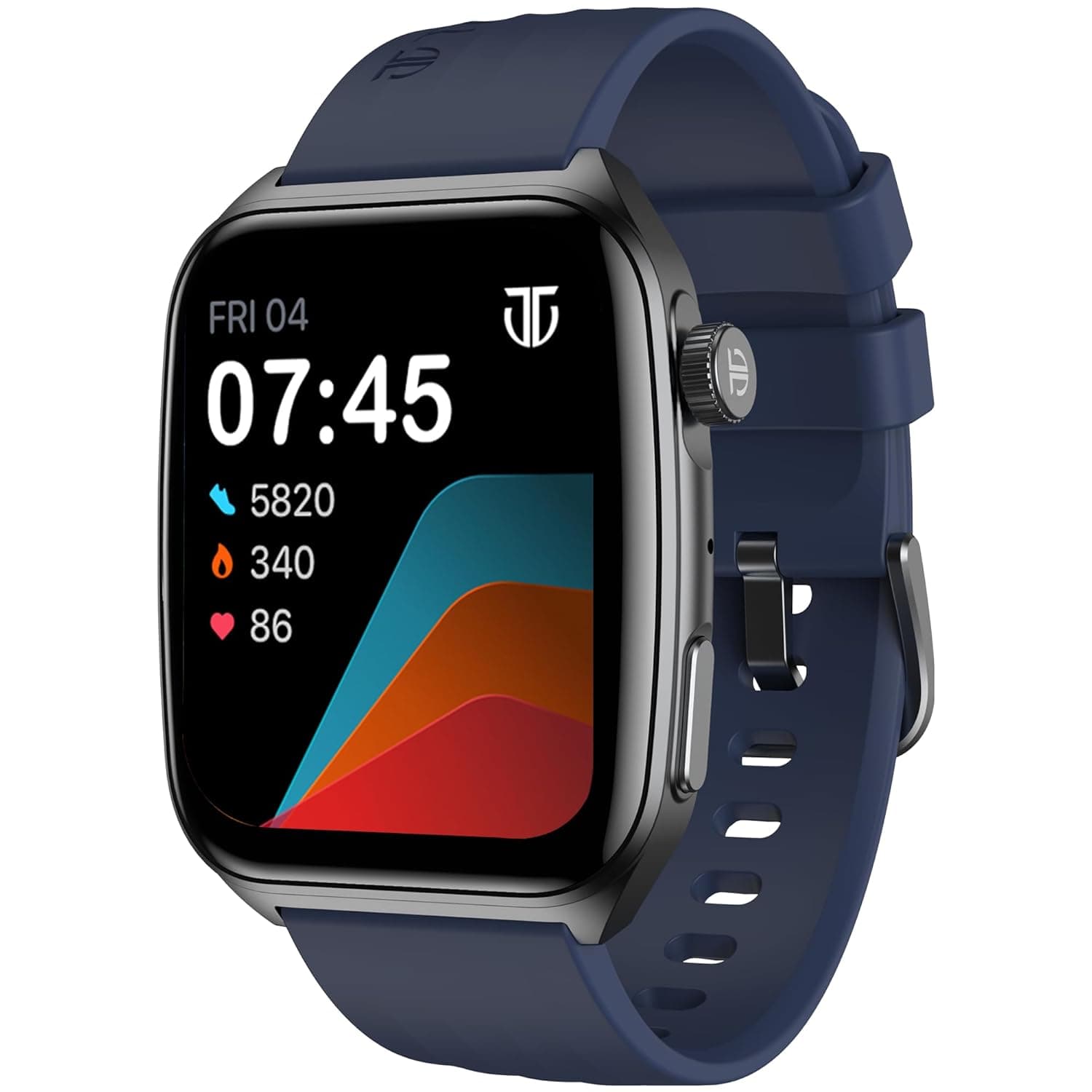 Titan Smart 4.0 Smartwatch with 1.93” AMOLED Display, Infinite AI Watch Faces, AI Voice assistant, Smart Hydration, Multiple Menu Styles, QR Hub​, 100+ Multisports, BT Calling, HRM, SpO2, Games - Blue 8