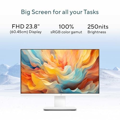 ASUS V440 (2026),Intel Core 3 100U (i3-14th Gen),Intel iGPU,8GB/512GB,FHD,23.8"(60.45 cm),Win 11,M365 Basic(1Y),Office 24,White,5.46 kg,V440VAB-KWC3001WS,with Wireless Keyboard & Mouse,All in One PC 2