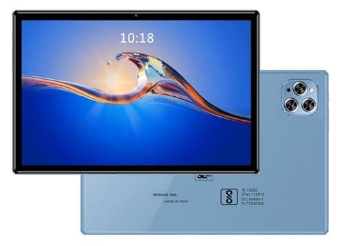 DOMO Slate SL39 10.1-Inch 4G Tablet PC, 4GB RAM + 32GB inbuilt Storage,1TB Expandable, Dual SIM Slot, Bluetooth, Octa Core CPU, GPS, [Blue] 3