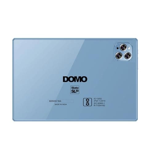 DOMO Slate SL39 10.1-Inch 4G Tablet PC, 4GB RAM + 32GB inbuilt Storage,1TB Expandable, Dual SIM Slot, Bluetooth, Octa Core CPU, GPS, [Blue] 6