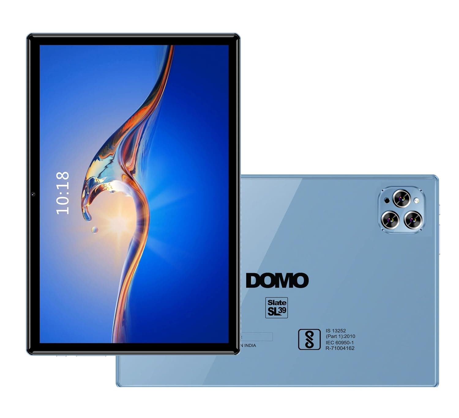 DOMO Slate SL39 10.1-Inch 4G Tablet PC, 4GB RAM + 32GB inbuilt Storage,1TB Expandable, Dual SIM Slot, Bluetooth, Octa Core CPU, GPS, [Blue] 7