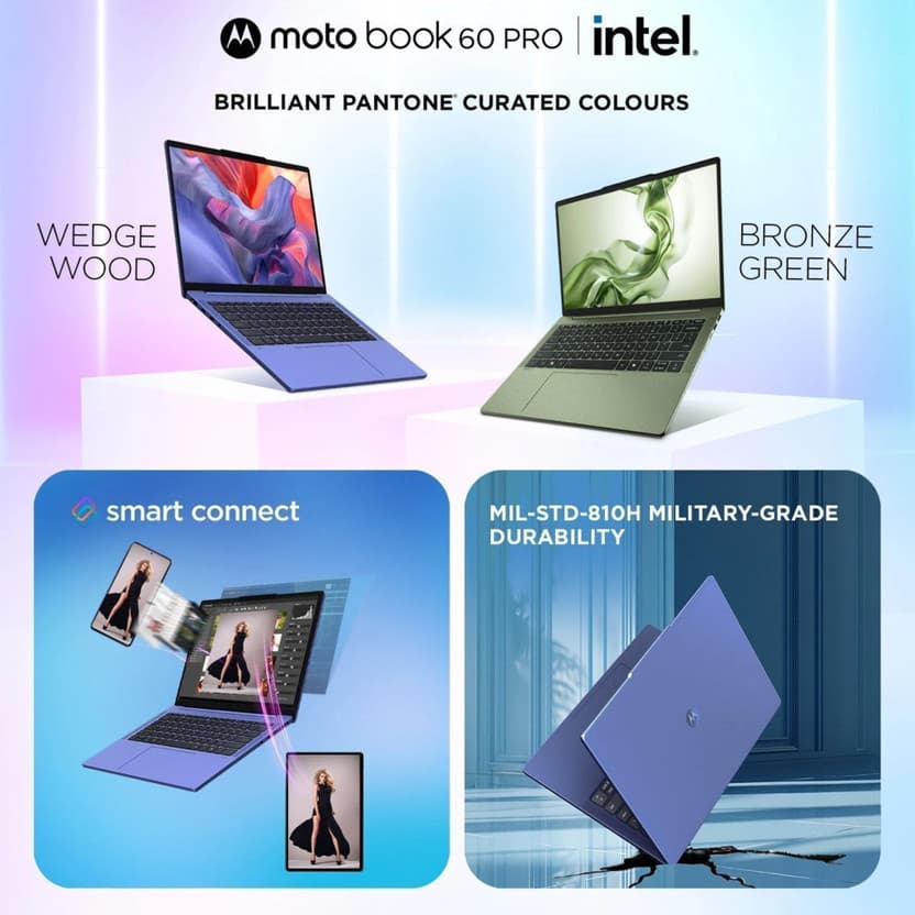 MOTOROLA Motobook 60 Pro Full Metal AI PC 2.8K OLED Intel Core Ul...more 4