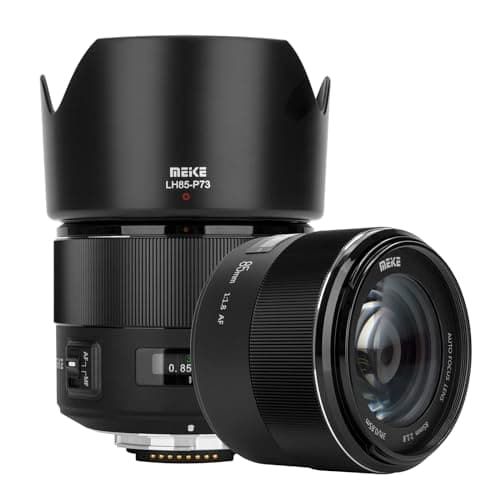 Meike 85mm f1.8 SE II Full Frame Auto Focus STM Telephoto Lens for Nikon F Mount DSLR Camera and Compatible with Nikon APS-C Cameras D610 D750 D780 D810 (𝐮𝐩𝐠𝐫𝐚𝐝𝐞𝐝)
